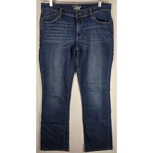 Old Navy The Flirt Jeans Size 8 Dark Wash Mid-Rise Bootcut Denim GUC